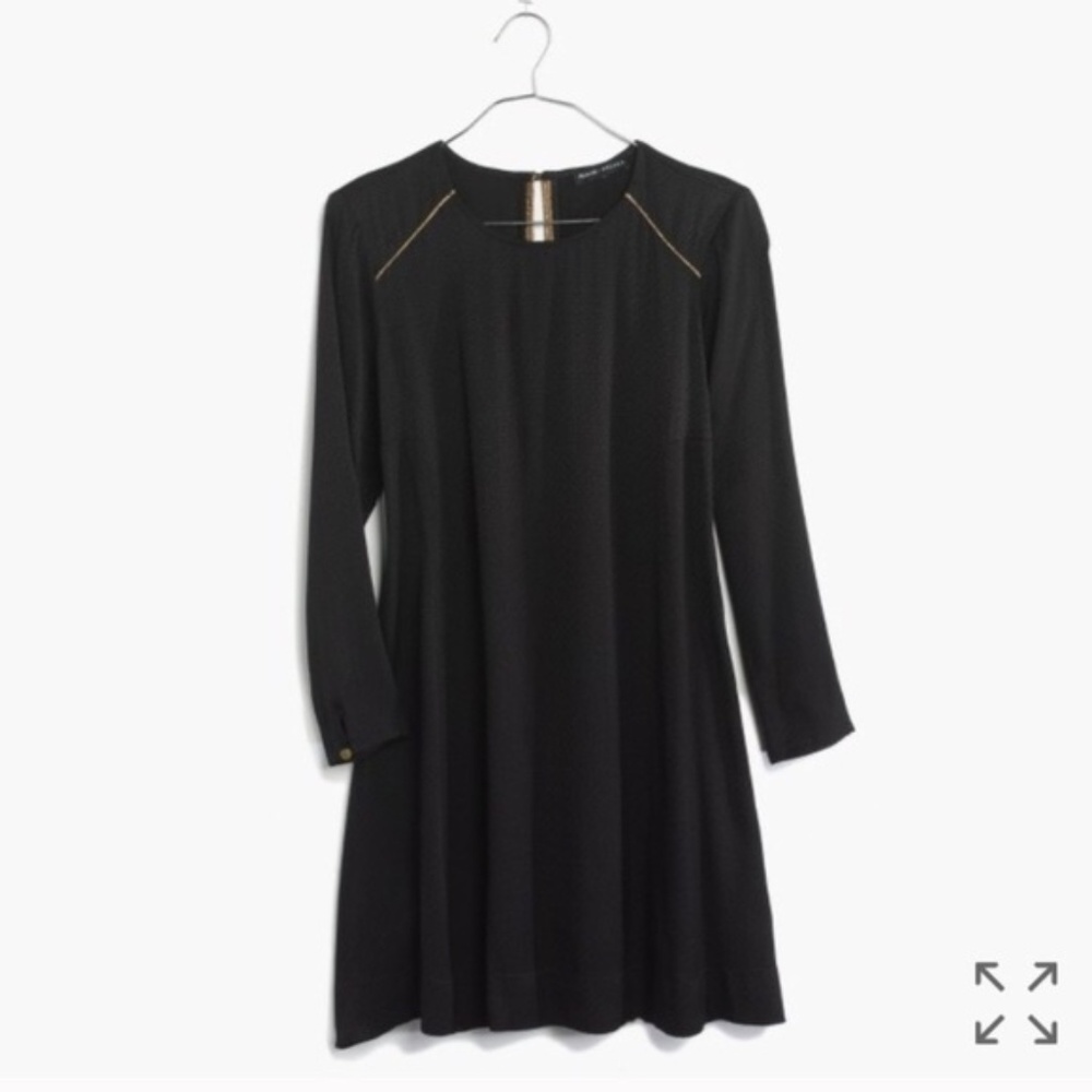 Madewell x Sezane Black Thelma Dress